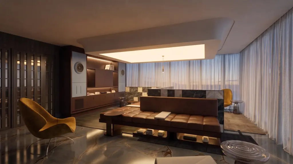 Render de Encuentro — Sala-Bar