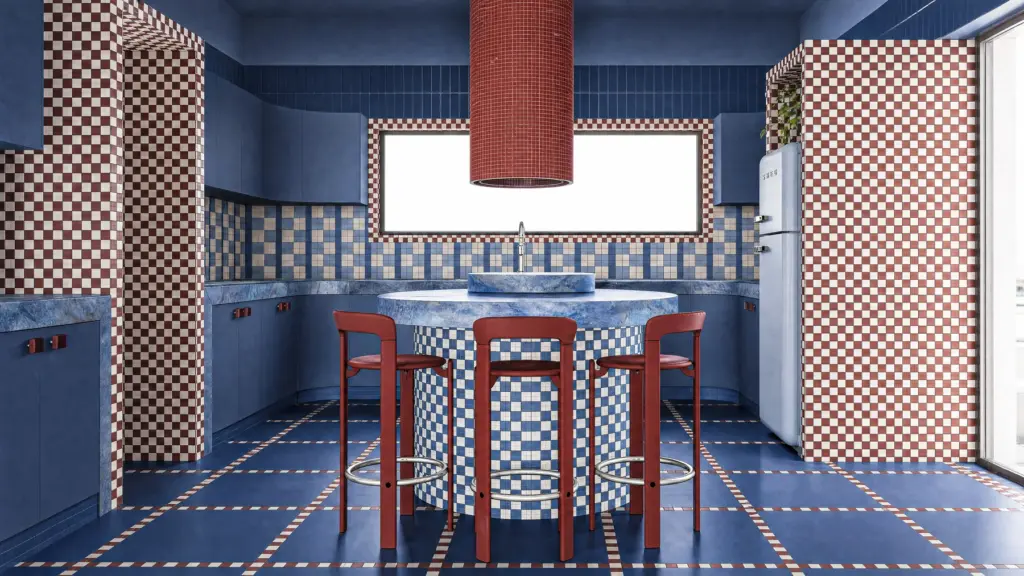 Render de Materia — Cocina