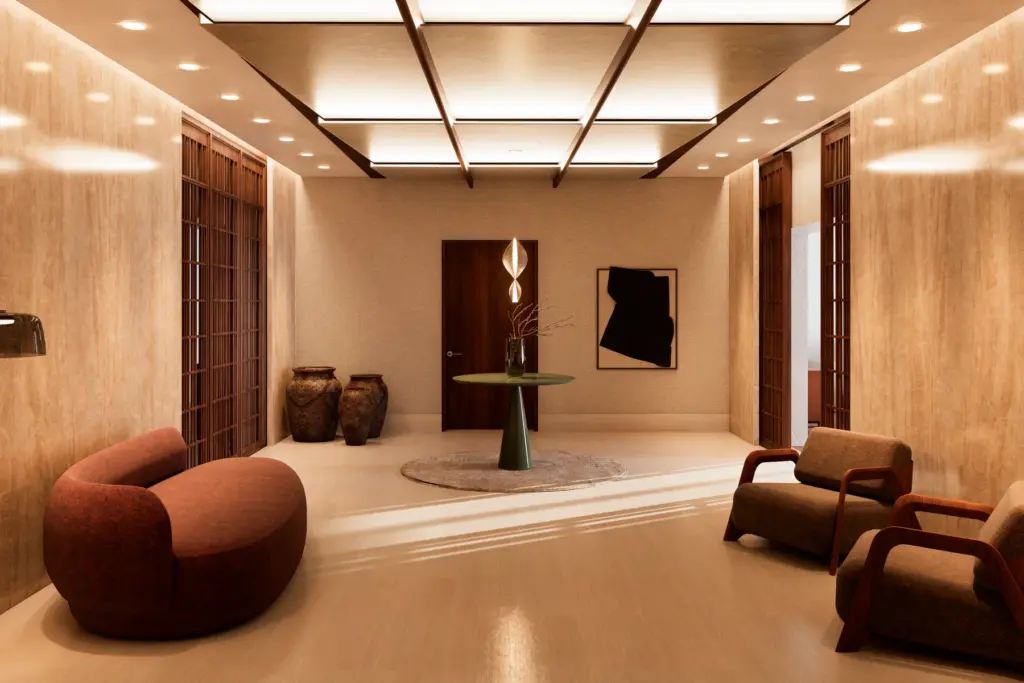Render de Umbral — Vestíbulo-Hall